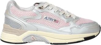 Autry Hyperway Low - Dames - Sneakers - Roze - 37 EU - Katoen - Schoenen