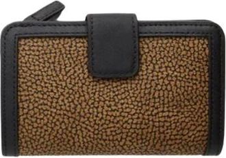 Borbonese B-Urban Portemonnee - Dames - Portefeuilles - Bruin - ONE Size - Leer - Accessoires