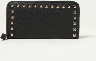 Valentino Garavani Portafoglio Rockstud Valentino Garavani in pelle a grana