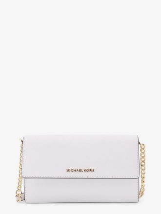 Michael Kors Borsa a tracolla jet set in pelle con logo frontale - MICHAEL KORS - gender_Woman