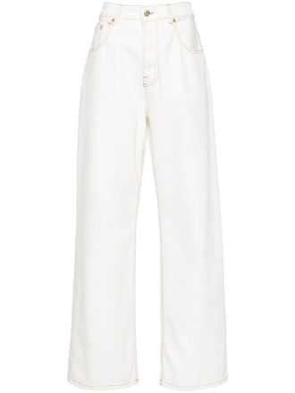 Jacquemus Jeans La De N&icirc;mes - Toni neutri
