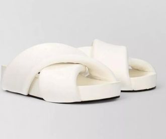 Jil Sander leather platform sandals