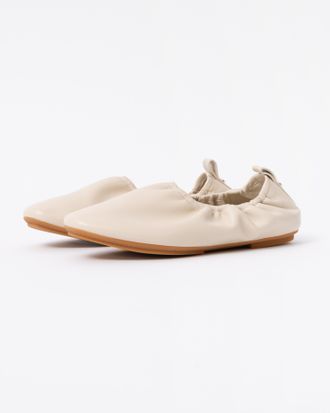 FitFlop Fitflop Womens Shoes in Ivory Leather - Size UK 5