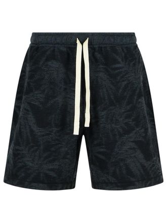 Palm Angels Black Cotton Bermuda Shorts