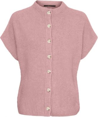BTF-CPH Mouwloos Gebreid Vest - Dames - Vesten - Roze - XL - Wol - Truien & Vesten