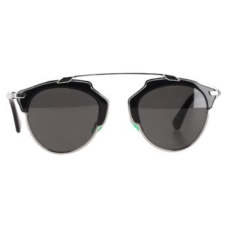 Dior Pre-owned Womens Reflected Aviator Sunglasses in Black Metal - One Size