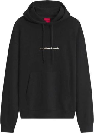 HUGO BOSS Sweatshirts Hoodies > Hoodies - Heren - Hoodies - Zwart - L - Hoodies & sweatvesten