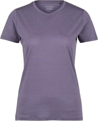Stoic Merino155 LaholmSt. T-Shirt Merinoshirt für Damen | rosa/lila