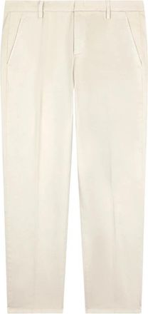 Dondup Alfredo Slim Chino Broek - Heren - Slim Fit Broeken - Beige - W33 - Katoen - Broeken