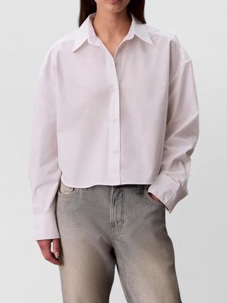 Calvin Klein cropped oversized shirt