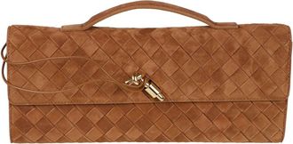 Bottega Veneta Andiamo Clutch - Dames - Clutches - Bruin - ONE Size - Tassen