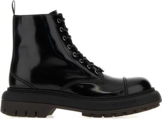 Givenchy Black Lace-Up Boots