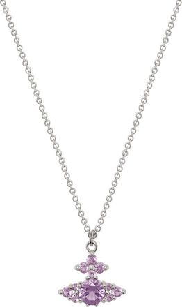 Vivienne Westwood Feodorita Crystal-embellished orb Necklace - Purple - One Size