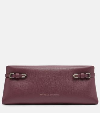 Brunello Cucinelli Small leather clutch