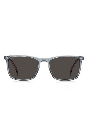 BOSS 56mm Sunglasses in Blue/Grey at Nordstrom