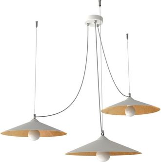 Lumicom Colombo L&aacute;mpara De Techo X3 Hoja