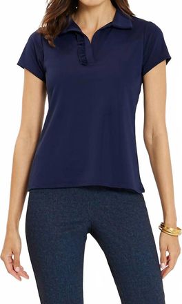 Jude Connally Austin Collared Shirt In Navy