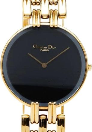 Dior Pre-owned Watches, female, Black, Size: ONE SIZE Pre-owned Bagheera Silver Quartz Watch