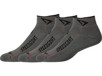 Drymax Lite Trail Running Speedgoat Mini Crew 3-Pack Crew Cut Socks Shoes Dark Gray/Black : XL (US Mens Shoe 11-13 - Womens Shoe 12.5-14.5)