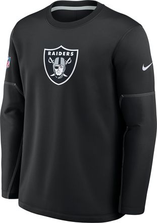 Nike Las Vegas Raiders Sideline Coaches Nike Mens Therma-FIT NFL Long-Sleeve T-Shirt in Black | 03BR056Y8D-MXW