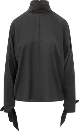 Emporio Armani Lange Mouwen Blouse - Dames - Blouses - Zwart - M - Overhemden