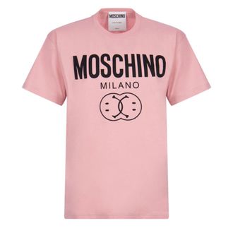 Moschino Milano Double Smiley-logo T-shirt