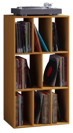 VCM Estante De Registro De Madera Vcm Divisor De Habitaci&oacute;n Dimensiones Al. 120 X An. 60 X P. 40 Cm Estante De Medios - Schalino (haya)