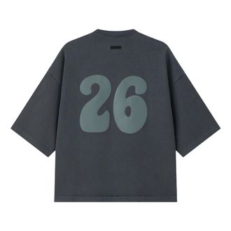 Fear of God Heavy Jersey Merch T-Shirt Boxy Fit Washed Iron Grey RW00274-0146