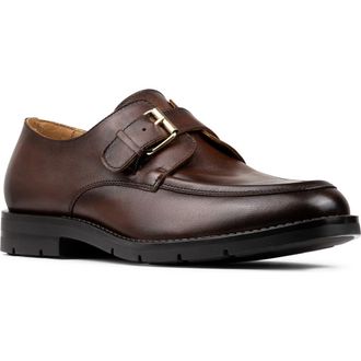Donald J Pliner Calan Monk Strap Shoe in Cognac at Nordstrom, Size 11.5