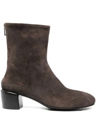 Officine Creative 70mm suede ankle boots - Brown