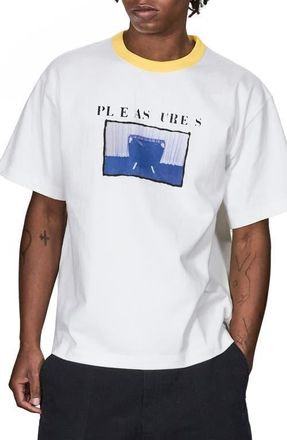 Pleasures x Talking Heads Speaking Heavyweight Graphic T-Shirt in White at Nordstrom, Size Large