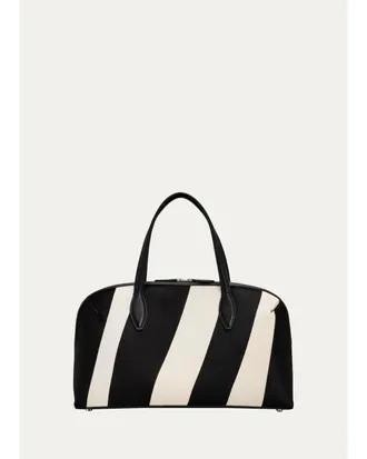 Toteme Day Zebra-Print Calf Hair Tote Bag