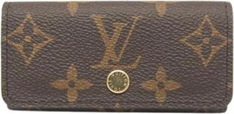 Louis Vuitton Pre-owned Canvas Sleutelhanger - unisex - Vintage Accessoires - Bruin - ONE Size - Vintage