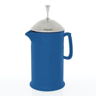 Chantal 28 ounce Ceramic French Press with Stainless Plunger in Blue Cove at Nordstrom