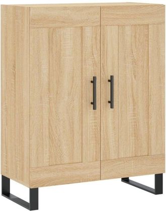 vidaXL Sideboard Sonoma Oak 69.5x34x90 cm Engineered Wood Vidaxl