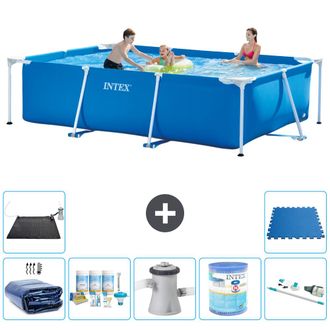 Intex Piscina Con Estructura Rectangular - 300x200x75 Cm - 7-piezas S40188