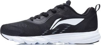 Li-Ning One Piece Lightweight Running Shoes Black White ARBR005-2