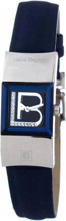 Laura Biagiotti Watches, female, Blue, Size: ONE SIZE Leather Dress Watch with Classic Design