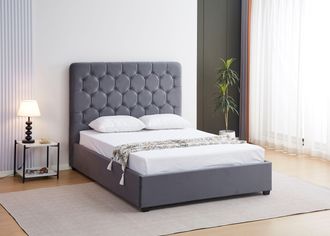 Seconique Madison 46 Bed (Double) in Grey | Size: Double