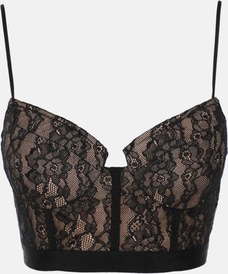 Jonathan Simkhai Jonathan Simkhai Black Floral Lace Camisole