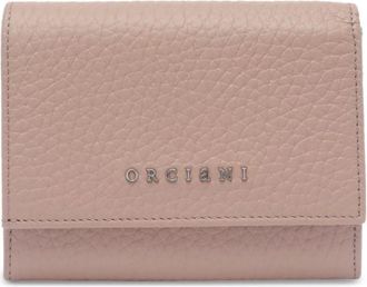 Orciani logo-lettering wallet - women - Calf Leather - One Size - Neutrals