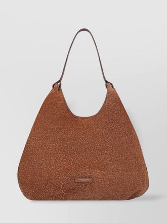 Gianni Chiarini suede shoulder bag