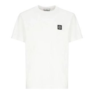 Stone Island T-Shirts - Heren - T-shirts - Wit - L - Tops