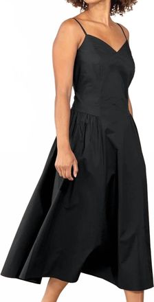 Go Silk Go Summer Dreams Dress In Black