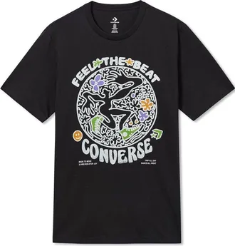 Converse Abstract Dance Tee Asia Sizing Black 10023456-A02