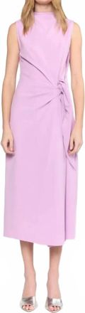 Christy Lynn Kona Sleeveless Midi Dress In Lilac Blue Blue