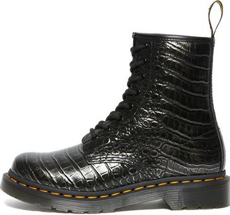 Dr. Martens (WMNS) Dr. Martens Lacing Crocodile Pattern Martin Boots 27249029