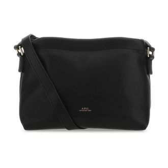 A.P.C. Black synthetic leather Ninon crossbody bag
