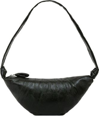 Christophe Lemaire medium Croissant shoulder bag - unisex - Cotton/Polyurethane/Cotton - One Size - Green