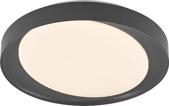 Lindby L&aacute;mpara De Techo Led alyano En Gris Pl&aacute;stico - Lindby